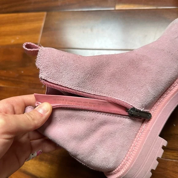 Sam Edelman Pink Laguna Chelsea Boots Suede - Picture 7 of 7
